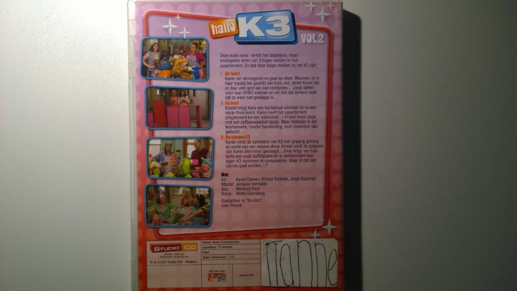 K3 - Hallo K3! Volume 2 (DVD), Alle leeftijden, Ophalen of Verzenden, Zo goed als nieuw, Muziek en Concerten