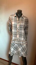 Jurkje Schotse ruit O’Bleu XL, Kleding | Dames, Maat 38/40 (M), Ophalen of Verzenden, Zo goed als nieuw, Grijs