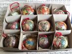 Oude kerstbal papier maché, per foto 17,50, Diversen, Ophalen of Verzenden