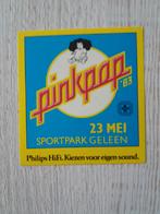 sticker pinkpop '83 23 MEI SPORTPARK GELEEN, Ophalen of Verzenden, Zo goed als nieuw, Overige typen