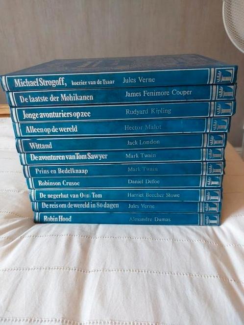 Jules Verne Mark Twain ea jeugdboeken 11 delen, Boeken, Partijen en Verzamelingen, Zo goed als nieuw, Ophalen of Verzenden