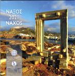 BU set Griekenland 2021 Blister Naxos - 1 cent t/m 2 euro, Verzenden, Griekenland, Overige waardes, Setje