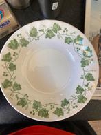 12 papschaaltjes Churchill Groen Klimop, Huis en Inrichting, Keuken | Servies, Gebruikt, Keramiek, Ophalen of Verzenden, Kom(men)