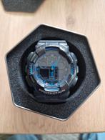 G-shock horloge zwart/blauw inclusief opbergdoosje, Casio, Gebruikt, Ophalen of Verzenden