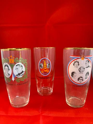 3 perfecte glazen 1962/1966 beschikbaar voor biedingen