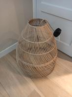 Grote rotan lamp / lampenkap - Sfeervolle Verlichting, Ophalen, Gebruikt, 25 tot 50 cm, Rond