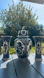 Delfts blauw kaststel, Antiek en Kunst, Antiek | Vazen, Ophalen