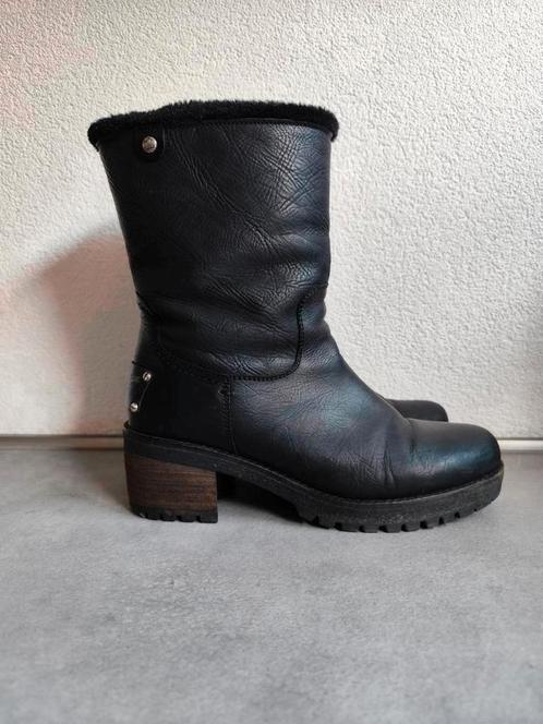 Panama Jack Piola 41 zgan, Kleding | Dames, Schoenen, Zo goed als nieuw, Hoge laarzen, Zwart, Ophalen of Verzenden