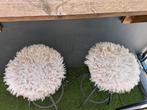 2 Buitenkeuken Krukken (zonder kussentjes), Huis en Inrichting, Barkrukken, Ophalen, Gebruikt, In hoogte verstelbaar, Metaal