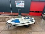 Nette sloep compleet met motor en trailer, Gebruikt, Tot 10 pk, Verzenden, 3 tot 6 meter
