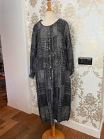 Zwart/grijze jurk merk Gudrun Sjoden maat M, Kleding | Dames, Ophalen of Verzenden, Zo goed als nieuw, Zwart, Onder de knie
