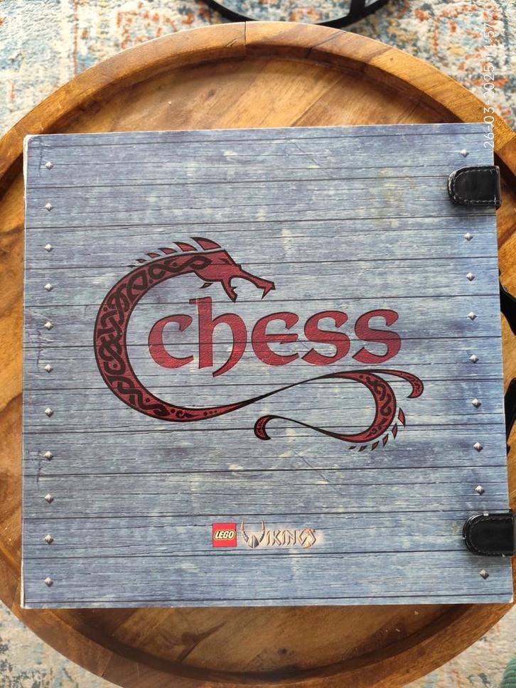 Lego 851861-1 Viking schaakspel, Hobby en Vrije tijd, Gezelschapsspellen | Bordspellen, Zo goed als nieuw, Ophalen of Verzenden