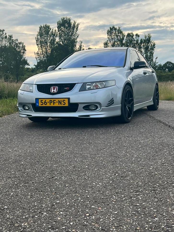 Honda Accord 2.4 I Sedan Type S AUT 2004 Grijs, Auto's, Honda, Particulier, Accord, Benzine, E, Sedan, Automaat, Origineel Nederlands