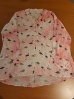 Roze wit flamingo blouse met klein glittertjes XL, Kleding | Dames, Nieuw, Ophalen of Verzenden, Roze, Maat 46/48 (XL) of groter