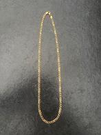 14kt. Massief Gouden Fantasie Schakel Ketting - 47 cm., Ophalen of Verzenden, Zo goed als nieuw, Goud