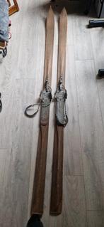 Vintage Houten Ski's Kandahar Bindingen, Overige merken, Ophalen of Verzenden, Skiën, Ski's