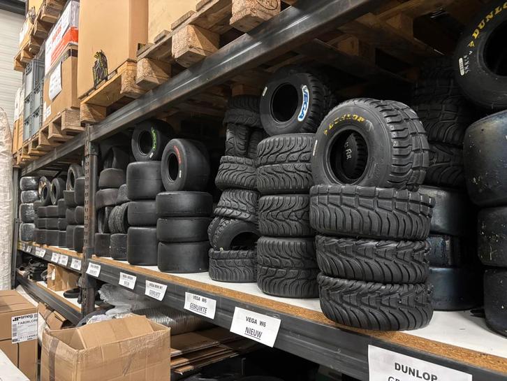 Gebruikte Kartbanden – Vega, LeCont & meer – Vanaf 10 Laps, Sport en Fitness, Karting, Gebruikt, Onderdelen Kart, Ophalen