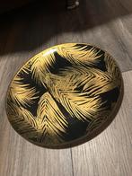 Gouden met zwarte decoratieschaal, Ophalen, Overige materialen, Schaal, Rond
