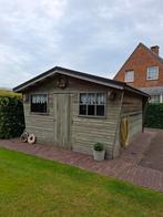 Tuinhuis 3m50 op 5 meter, Ophalen of Verzenden, Gebruikt, Hout, 200 tot 400 cm
