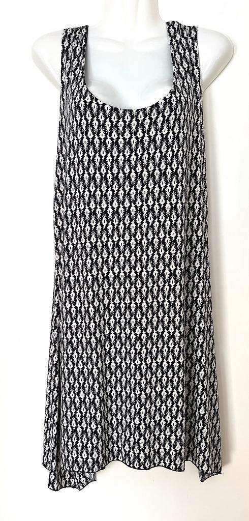 Cassis/Paprika tuniek/jurkje maat 44, Kleding | Dames, Blouses en Tunieken, Zo goed als nieuw, Maat 42/44 (L), Zwart, Ophalen of Verzenden