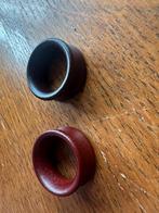Houten Oor Tunnels - Set van 2, Ophalen of Verzenden, Gebruikt, Overige materialen, Oor- of Traguspiercing
