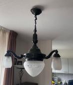 Drie armige hanglamp jaren 20 -  30, Antiek en Kunst, Ophalen