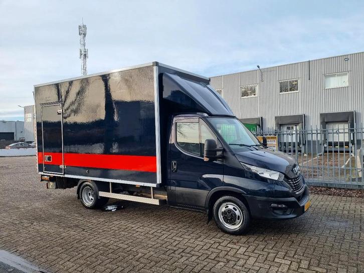 Iveco Daily 35C18 3.0D Bakwagen LBW Laadklep Euro 6 GVW 3500, Auto's, Bestelauto's, Bedrijf, Te koop, ABS, Airbags, Airconditioning