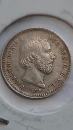 5 cent 1863 Willem III, Zilver., Koning Willem III, Zilver, Ophalen of Verzenden, Losse munt