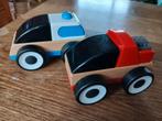 2 auto's, Kinderen en Baby's, Speelgoed | Houten speelgoed, Ophalen of Verzenden, Zo goed als nieuw, Overige typen
