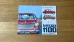 Brochure Morris 1100 saloon en traveller1966, Boeken, Auto's | Folders en Tijdschriften, Ophalen of Verzenden, Zo goed als nieuw