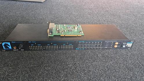 Motu 2408MKII en PCI-424 DSP-kaart, Muziek en Instrumenten, Mengpanelen, Gebruikt, 20 kanalen of meer, Ophalen of Verzenden