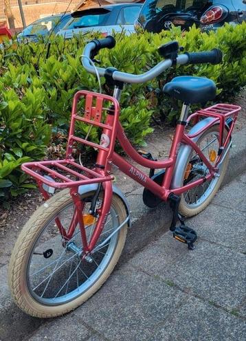 Alpina cargo meisjesfiets met voordrager 18" berry red matt beschikbaar voor biedingen