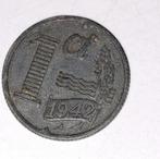 1942 Nederlandse 1 cent - Zink, Ophalen of Verzenden, Koningin Wilhelmina, 1 cent, Losse munt