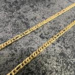 14 karaat gouden ketting prachtig valkenoog schakel, Ophalen of Verzenden