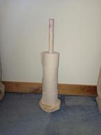 Sleetse brocante oud houten toiletrolhouder, Huis en Inrichting, Ophalen of Verzenden, Gebruikt, Bruin