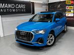 Audi Q3 45 TFSI e 3X S-Line edition 360 CAMERA PANO Keyless, Auto's, Audi, Gebruikt, Blauw, Grijs, Hybride Elektrisch/Benzine