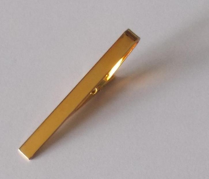 Gouden dasspeld € 6,50 + € 1,50  porto (nieuw), Kleding | Heren, Stropdassen, Nieuw, Effen, Overige kleuren, Ophalen of Verzenden