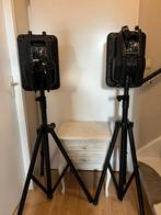 QTX Speaker Set met Statieven en kabels, Audio, Tv en Foto, Luidsprekers, Gebruikt, Overige typen, 120 watt of meer, Ophalen