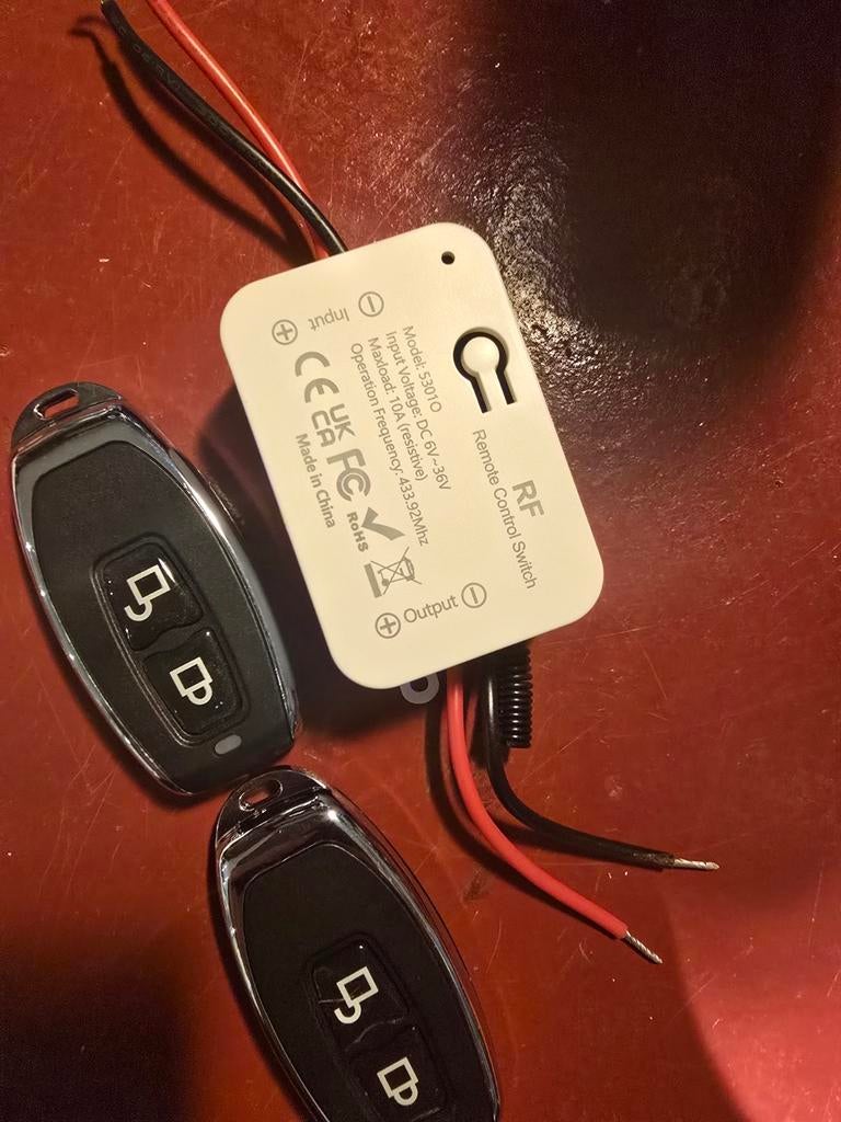 Draadloze RF Afstandsbediening Schakelaar, Ophalen of Verzenden, Detector, Sensor of Melder, Afstandsbediening