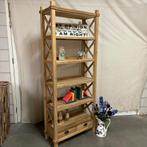 Boekenkast - 5 planken - 2 lades - massief teak - TTM Wonen, TTM Wonen, Meubels – (Perzische) Tapijten en Woonaccessoires, Taag 63, 2491 CS, Den Haag (Forepark)