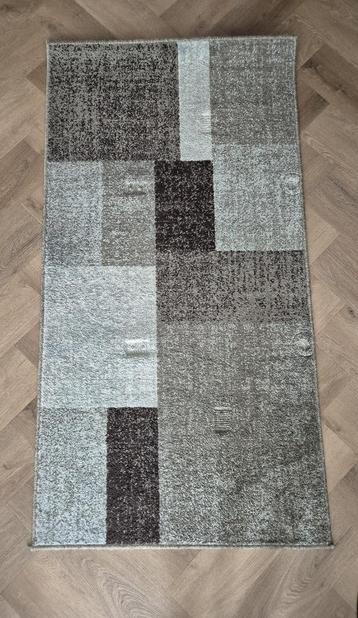 Vloerkleed Casa Blok - blauw - 80x150 cm beschikbaar voor biedingen
