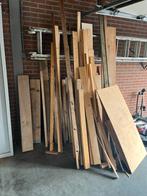 Partijtje Hout - Diverse Soorten en Maten, Doe-het-zelf en Verbouw, Gebruikt, Minder dan 25 mm, Overige typen, Ophalen of Verzenden