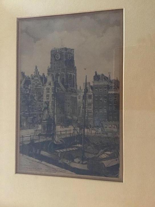 Erasmus Rotteram, Antiek en Kunst, Kunst | Etsen en Gravures, Ophalen of Verzenden