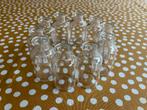 10 Kleine Vaasjes aan elkaar | plexiglas | voor stekjes, Ophalen of Verzenden, Zo goed als nieuw, Glas, Minder dan 50 cm
