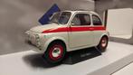 Fiat 500 Sport wit/rood Solido 1:18 KRD, Hobby en Vrije tijd, Modelauto's | 1:18, Ophalen of Verzenden, Zo goed als nieuw, Solido