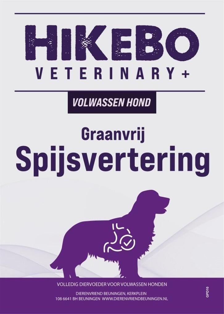 Hikebo Veterinary+ Gastro-intestinale Spijsverteringszorg !!, Dieren en Toebehoren, Dierenvoeding, Hond, Ophalen of Verzenden