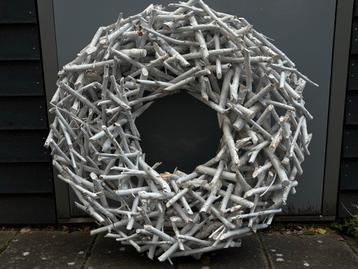 Witte Krans - 80 cm beschikbaar voor biedingen
