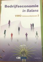 Bedrijfseconomie in Balans - Antwoordenboek 2, Ophalen of Verzenden, Zo goed als nieuw, Sarina van Vlimmeren; Tom van Vlimmeren