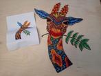 Houten puzzel A3 formaat Giraffe, Hobby en Vrije tijd, Ophalen of Verzenden, Minder dan 500 stukjes, Zo goed als nieuw, Legpuzzel