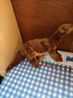 Dinosaurus knuffel Toi-toys bruin/oranje 44 cm, Kinderen en Baby's, Speelgoed | Knuffels en Pluche, Ophalen of Verzenden